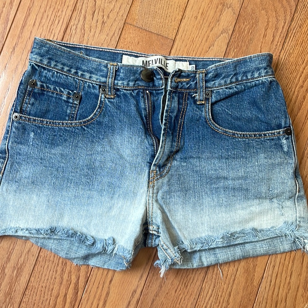 Brandy Melville Ombré Denim Shorts